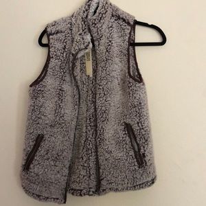 Faux fur vest